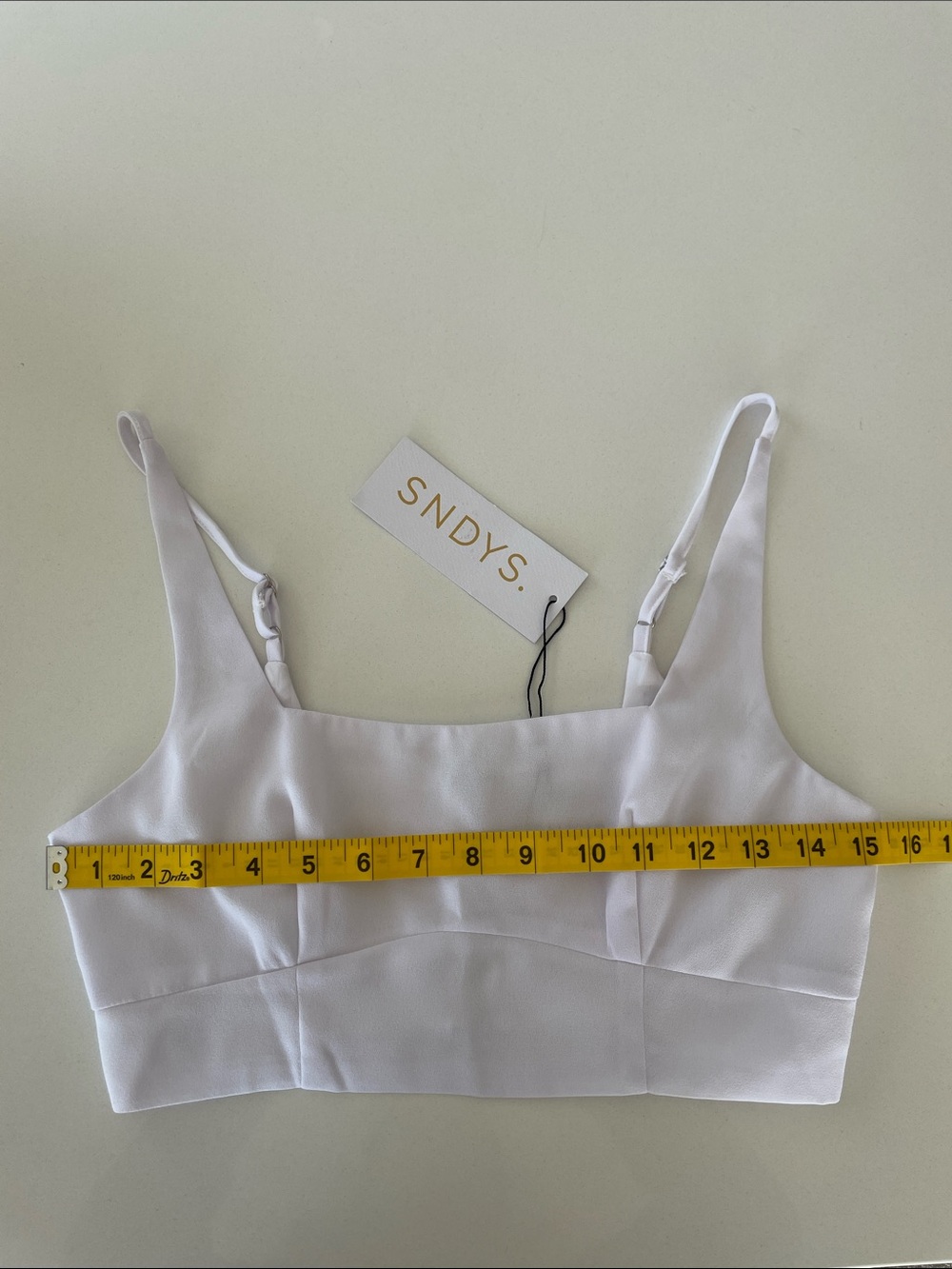 NWT SNDYS Zanita White Crop Top Tank | 4 - Picture 7 of 15